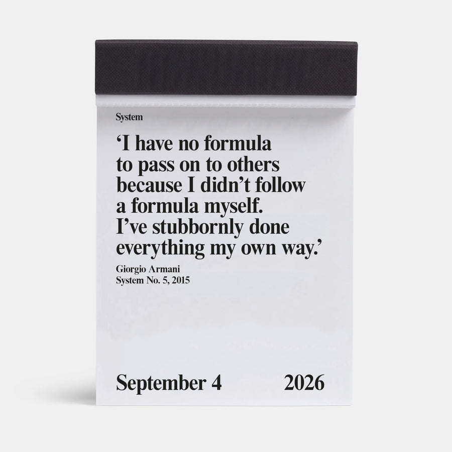 System Calendar 2026